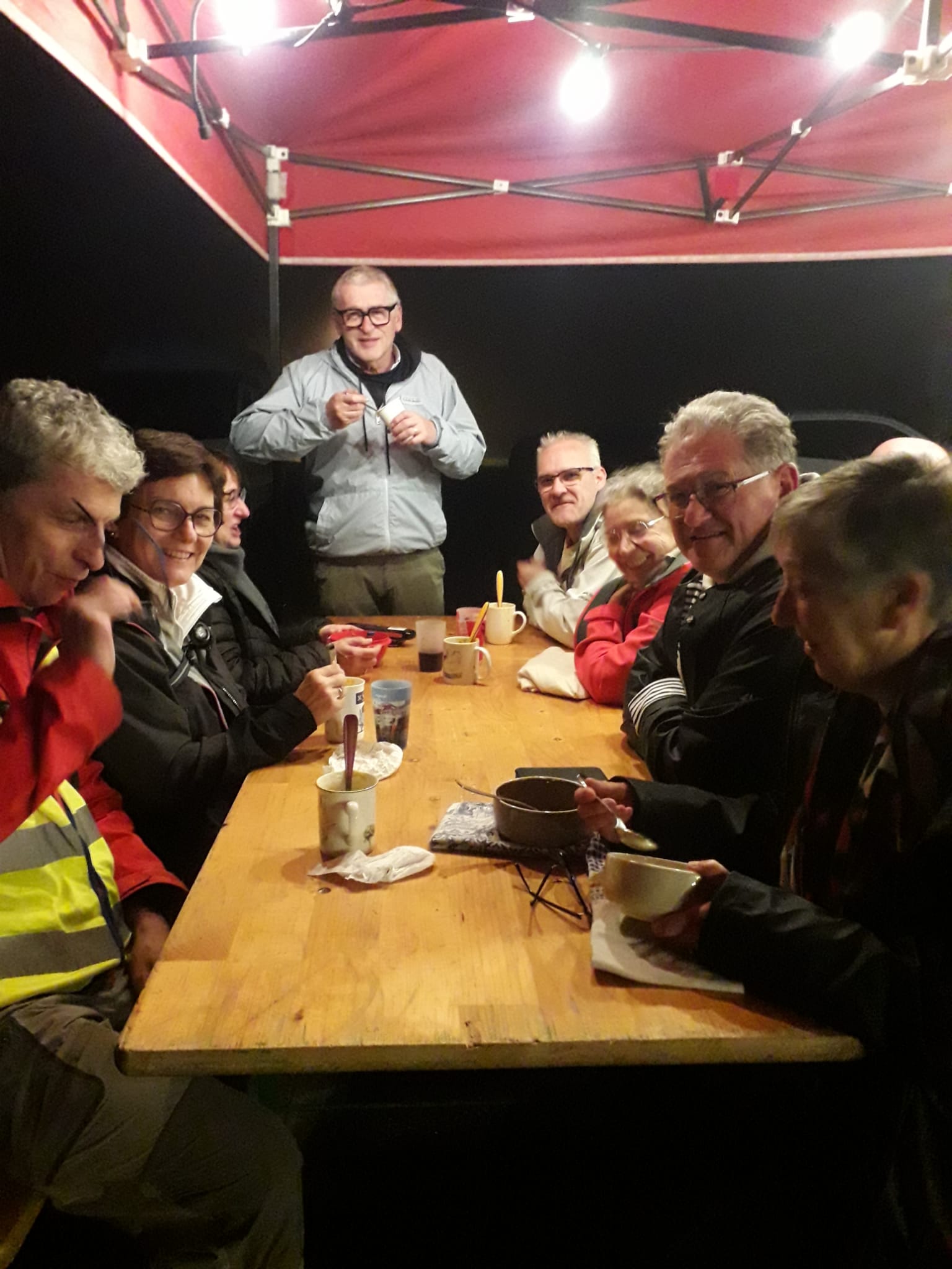 Balade aux flambeaux et soupe